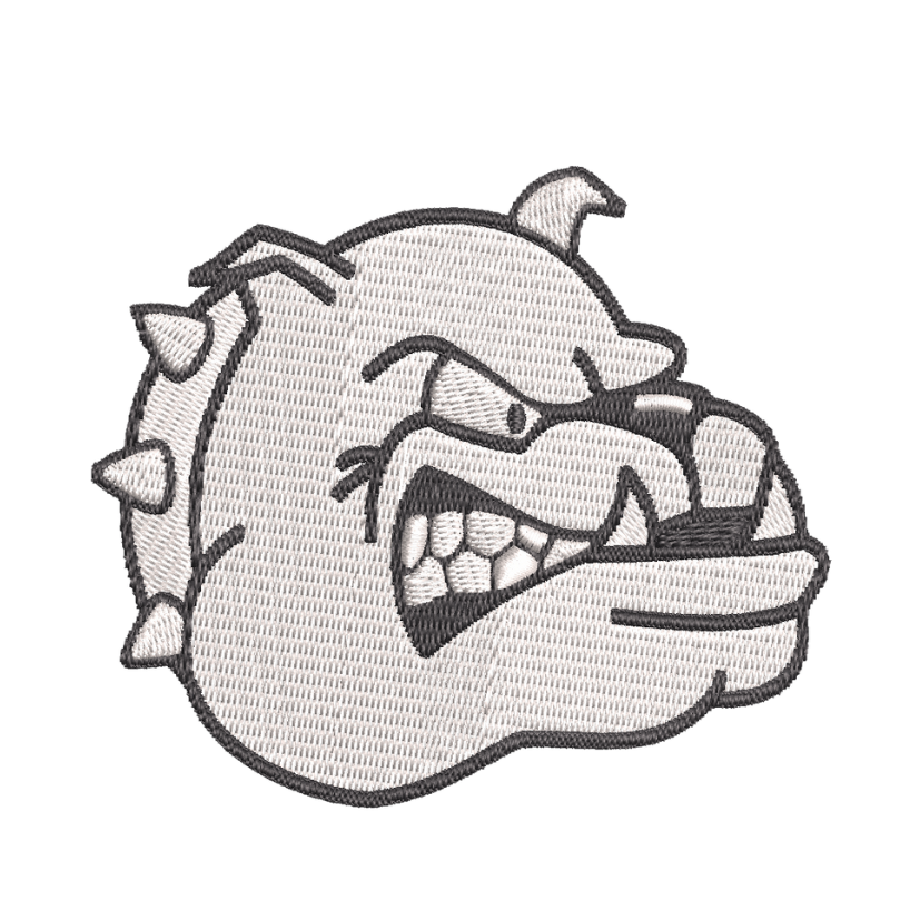 free bulldog machine embroidery design georgia dst jef pes 4x4 8x7 5x7