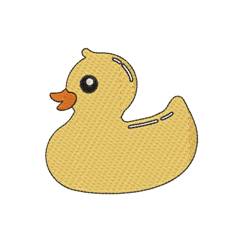 free rubber ducky machine embroidery design pes jef dst 4x4 5x5 2.5x2.5