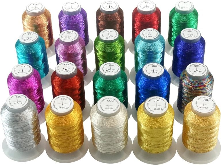 metallic machine embroidery thread