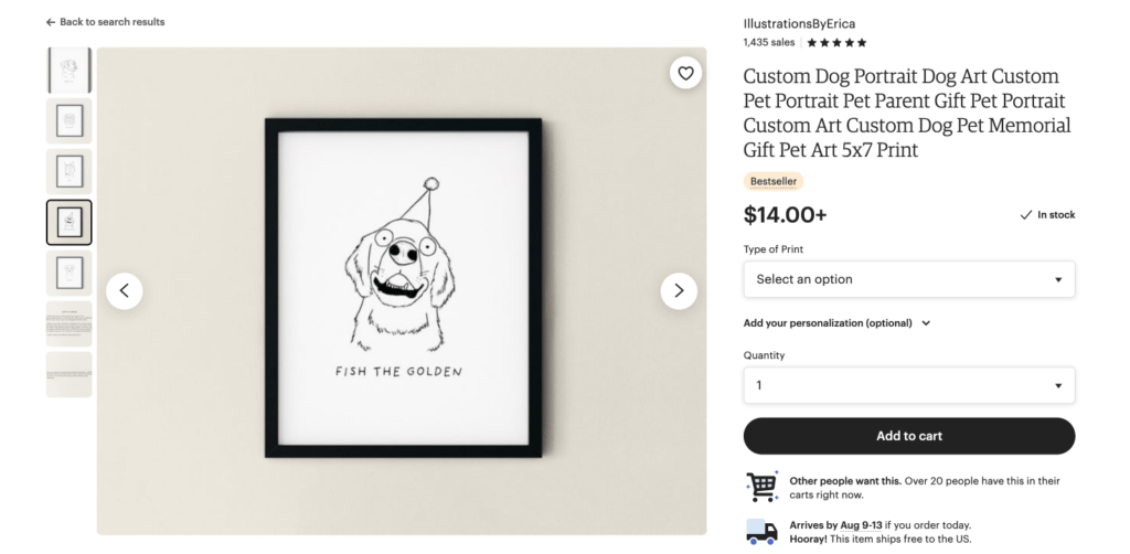 art items to sell on etsy