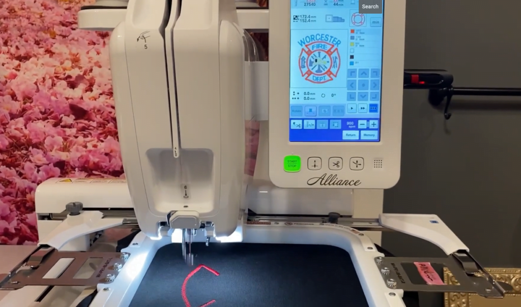 home embroidery machine for structured hats