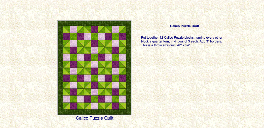 free quilt patterns using 5 fabrics