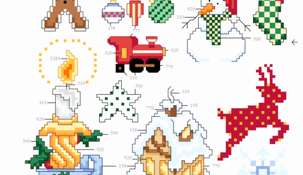 20+ Free Christmas Cross Stitch Patterns!