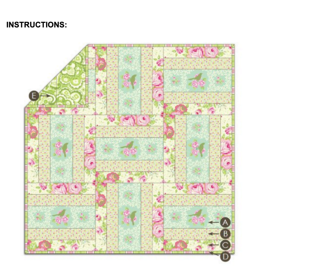 free quilt patterns 5 fabrics