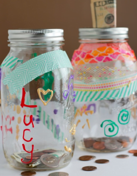 jar bank crafts for 3 year olds