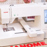 embroidery machine with USB port