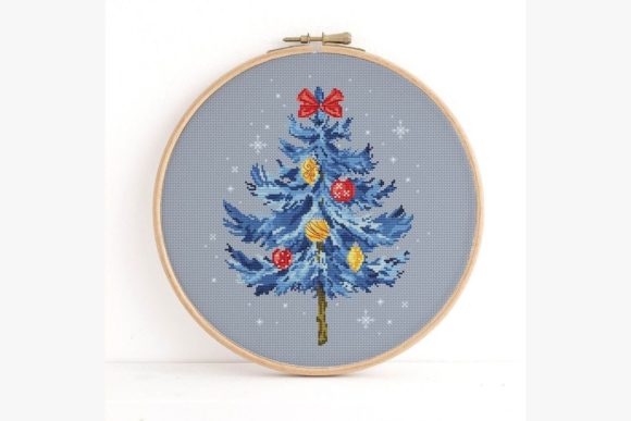christmas tree cross stitch patterns free 