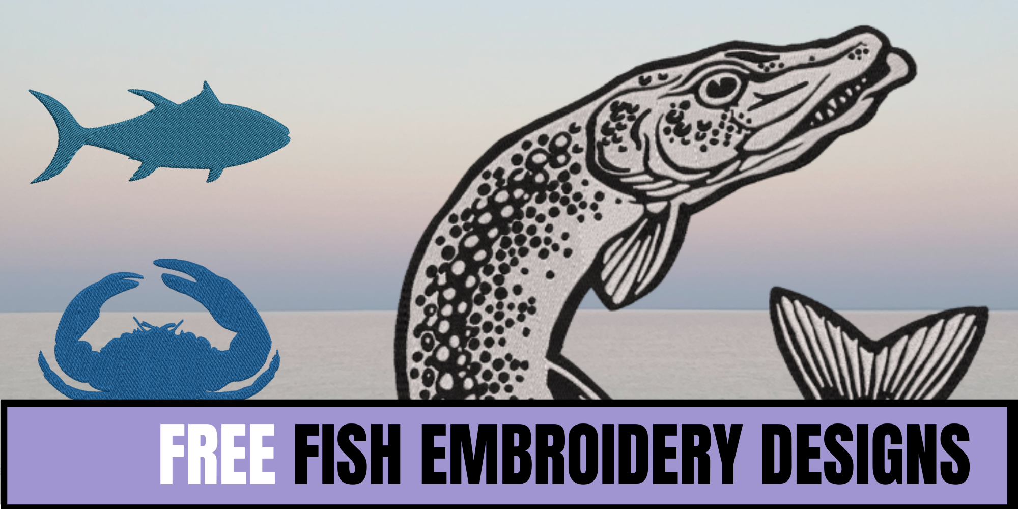 fish embroidery designs free