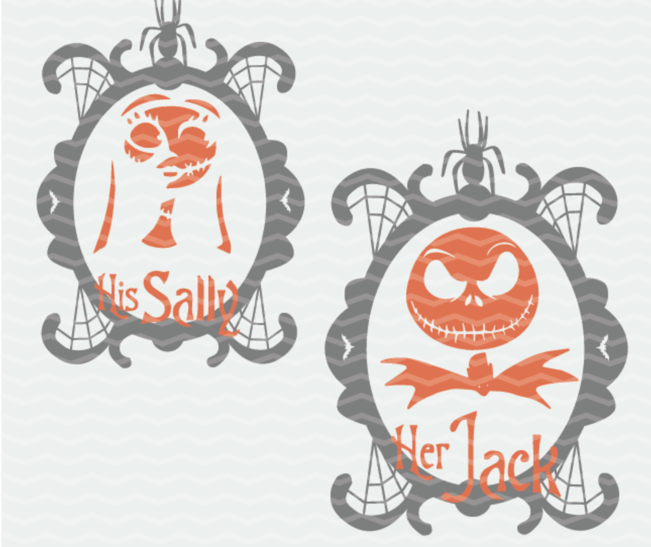 jack and sally svg free
