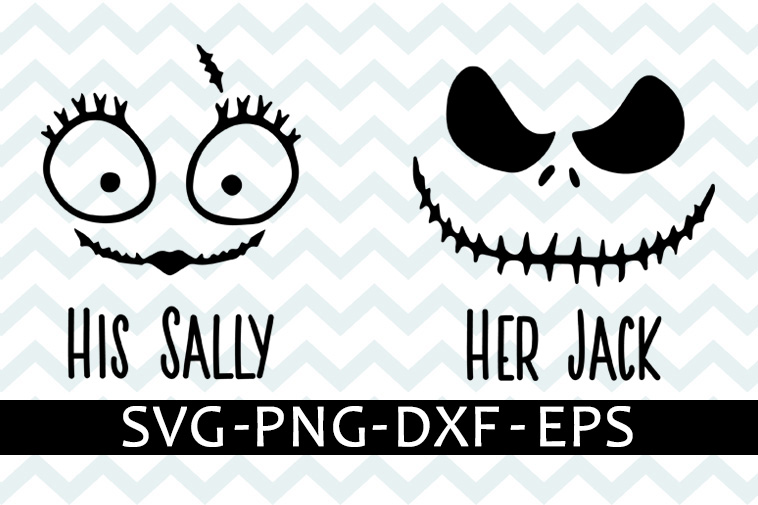 free jack and sally svg