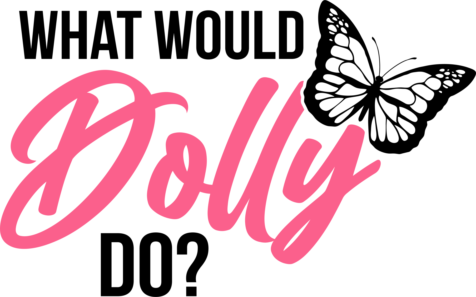 Free 'What Would Dolly Do' SVG Design - Romney Ridge Farms & Crafts