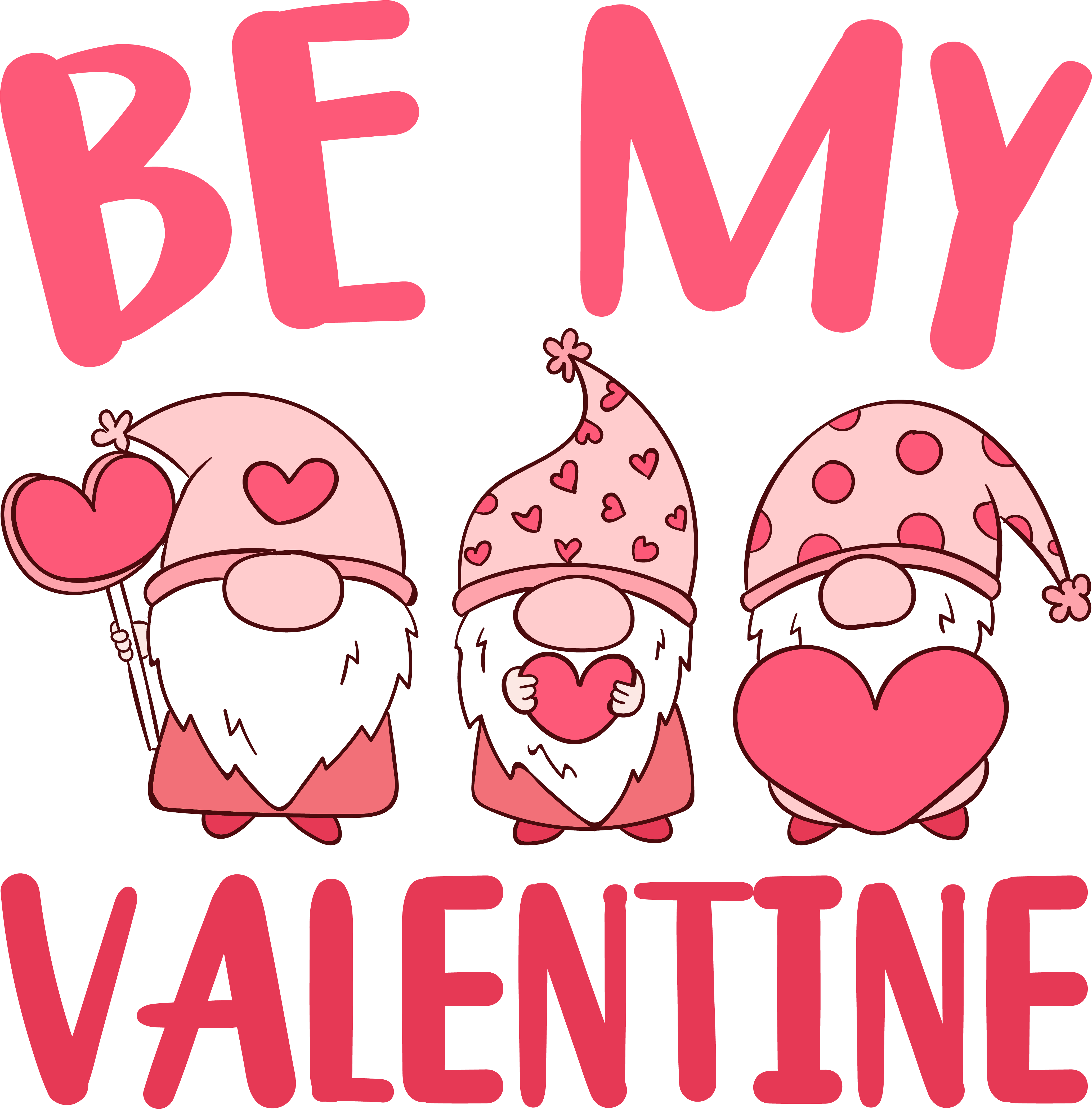 valentine gnome SVG free