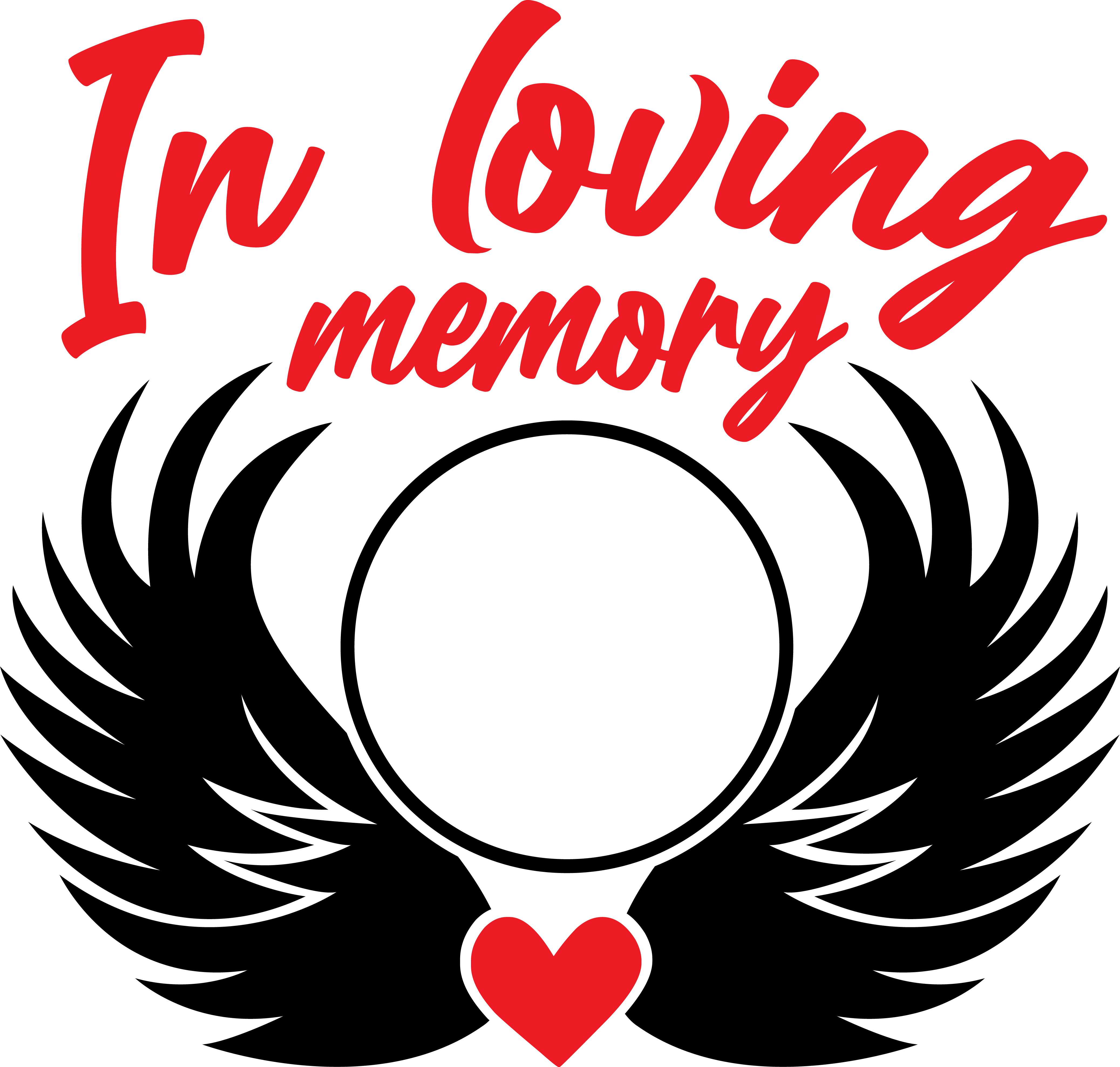 loving memory memorial svg free