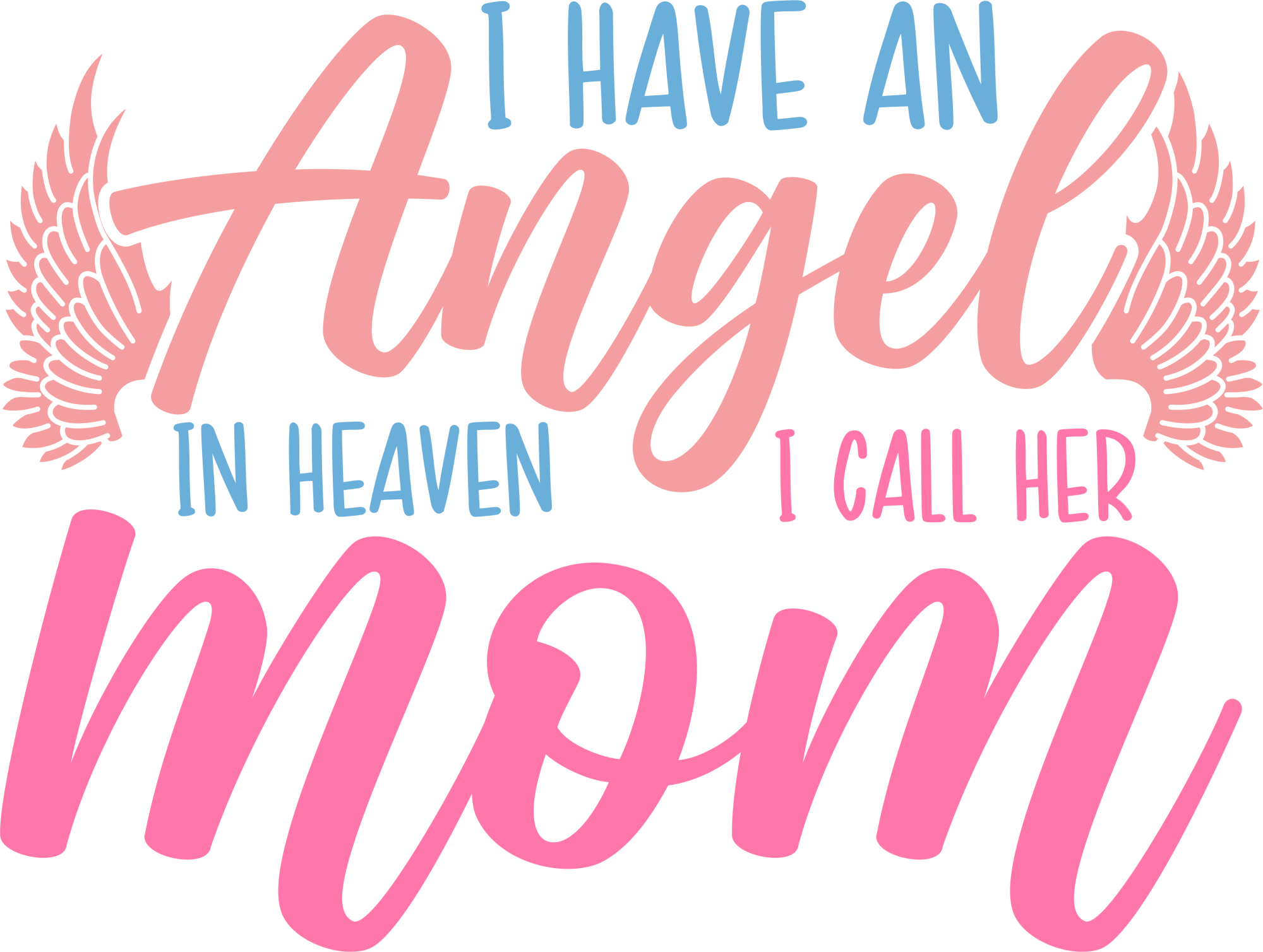 Free Mom Angel In Heaven Memorial Svg Romney Ridge Farms Crafts