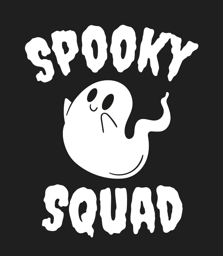 halloween shirt svg free spooky squad ghost