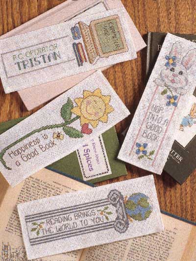 free kids cross stitch bookmark patterns