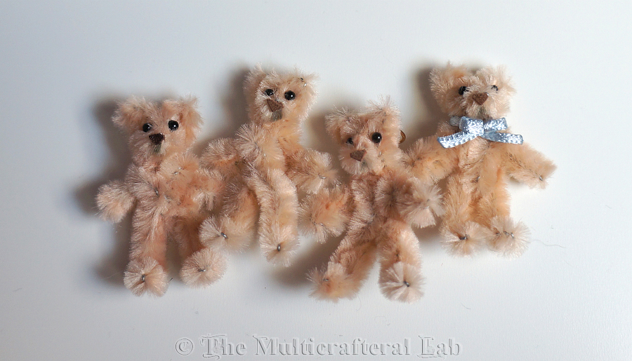 teddy bear pipe cleaner craft