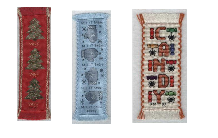 free holiday cross stitch bookmark patterns