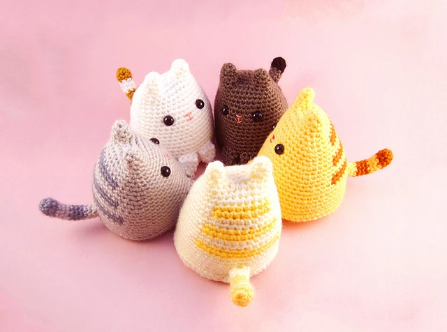 free crochet pattern pocket kitty cat
