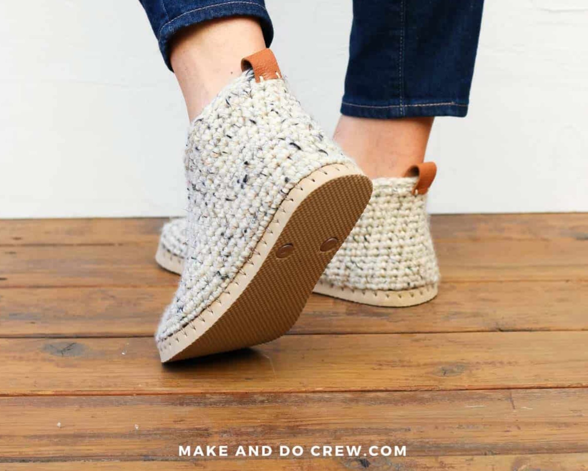 easy crochet slippers for adults 