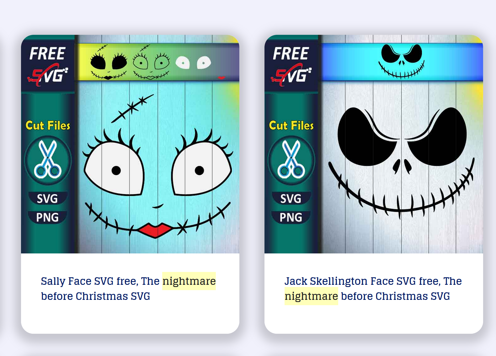 free nightmare before christmas svg design downloads