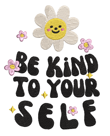 free be kind to yourself machine embroidery design pes jef dst